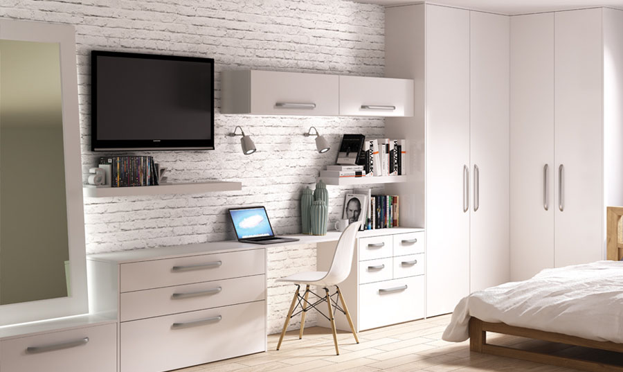 Bella Porcelain White Venice Bedroom