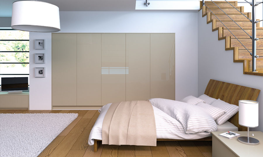 Zurfiz Ultragloss Metallic Champagne Bedroom