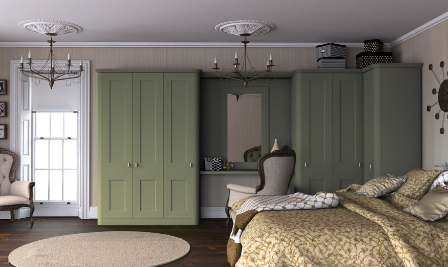 Bella Cambridge Garden Green Bedroom