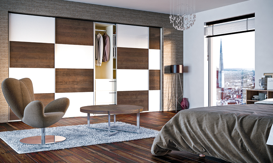 Glidor Gladstone Tobacco Oak Ultragloss Cream Ultra D Bedroom