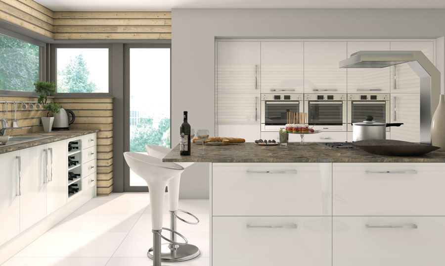 Pronto White Gloss Camden Kitchen