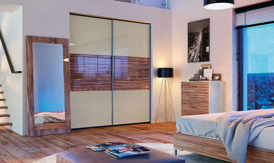 Glidor Ultragloss Metallic Champagne Bedroom