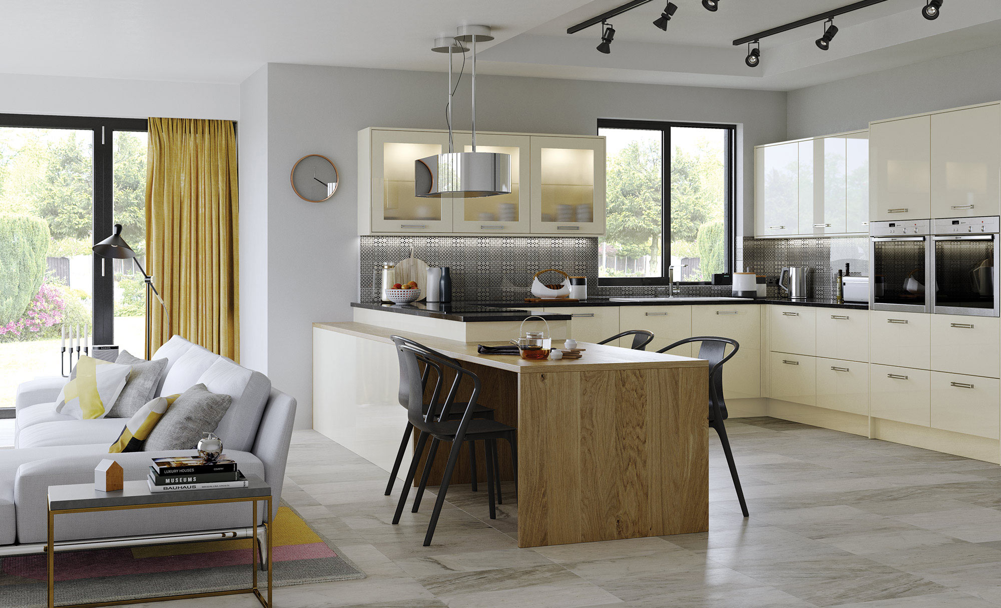 Uform Zola Gloss Ivory Kitchen
